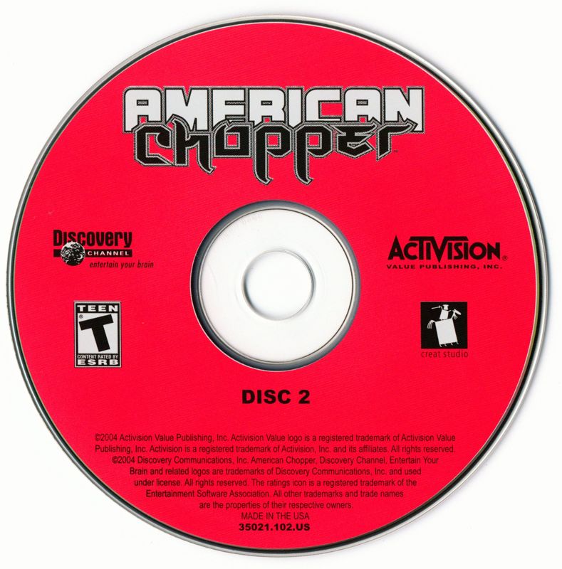 Media for American Chopper (Windows): Disc 2