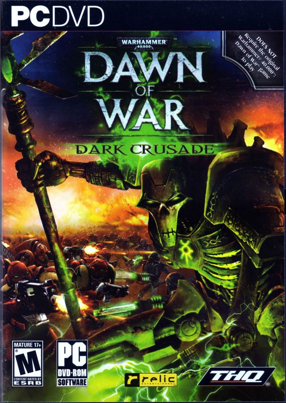 Front Cover for Warhammer 40,000: Dawn of War - Dark Crusade (Windows)