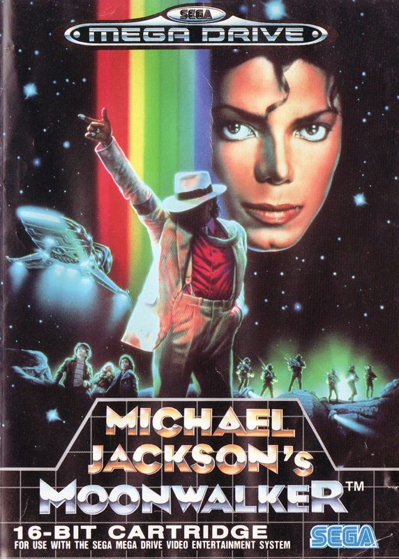 Front Cover for Michael Jackson's Moonwalker (Genesis)
