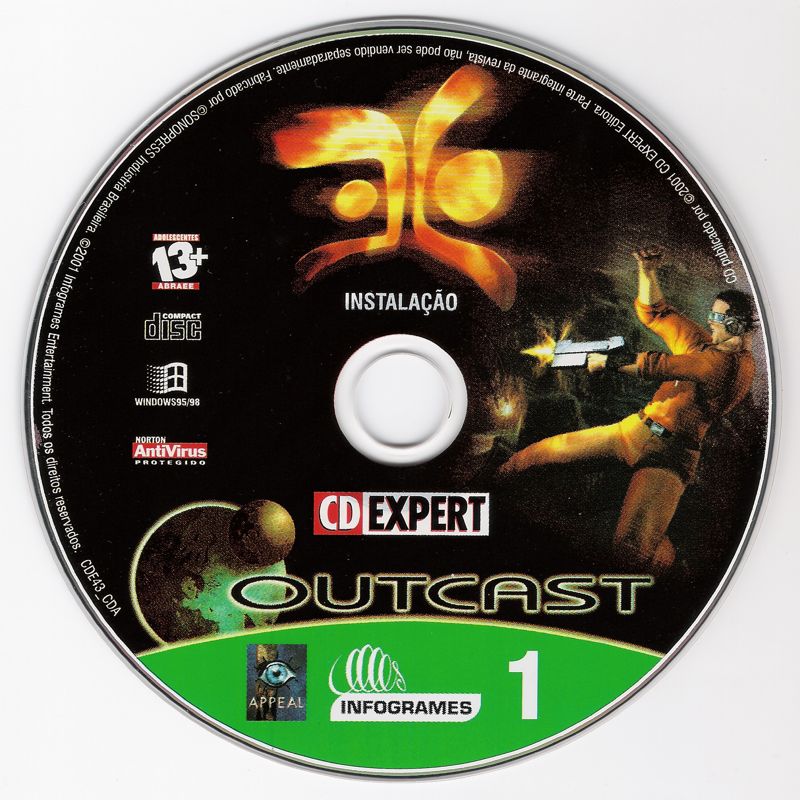Media for Outcast (Windows) (PC Gamer / CD Expert N° 43 covermount): Disc 1
