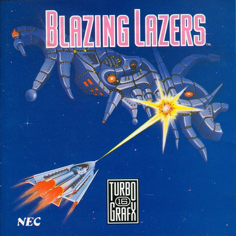 Other for Blazing Lazers (TurboGrafx-16): Jewel Case - Front
