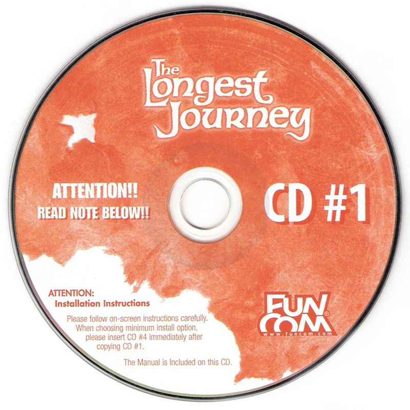 Media for The Longest Journey (Windows): Disc 1