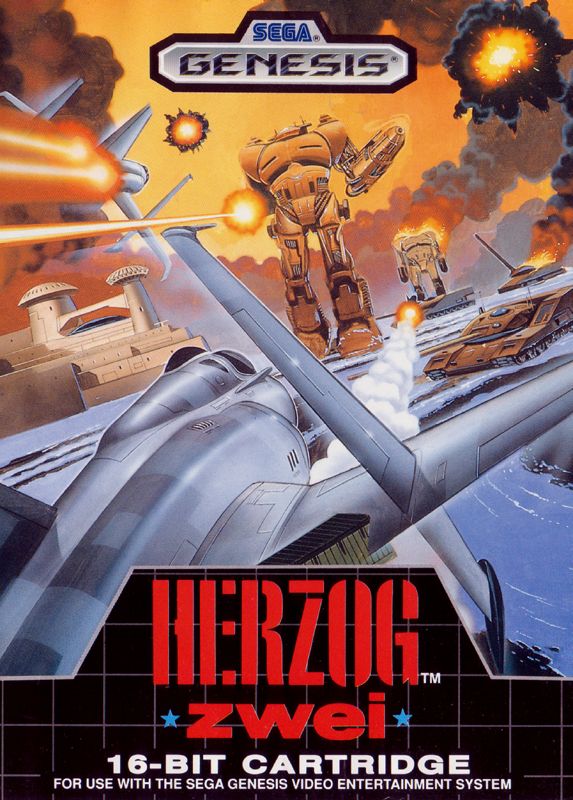 Front Cover for Herzog Zwei (Genesis)