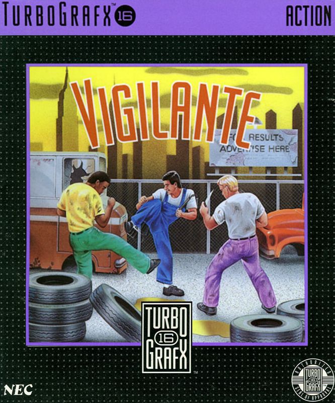 Front Cover for Vigilante (TurboGrafx-16)