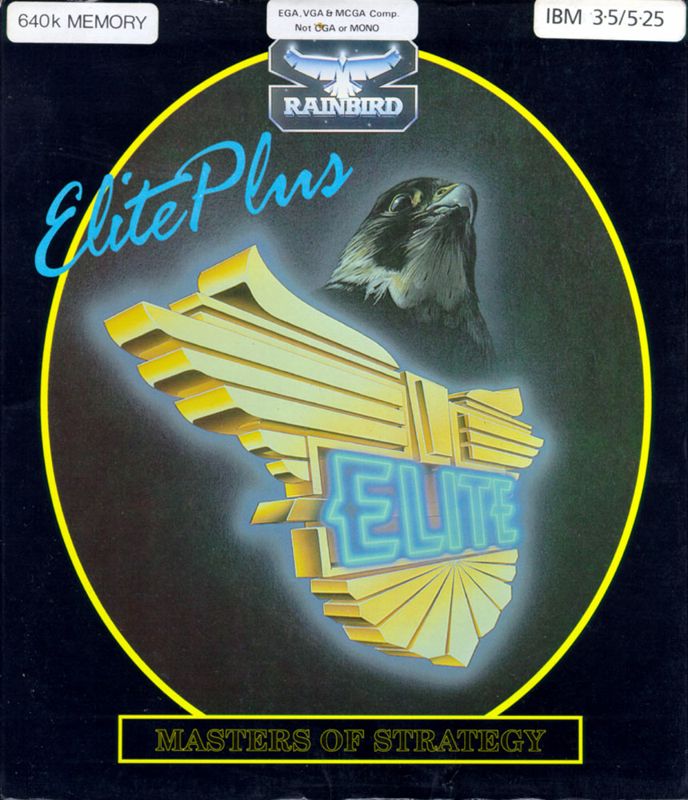 Front Cover for Elite Plus (DOS) (Dual format release with 3.5" and 5.25" floppy disks)