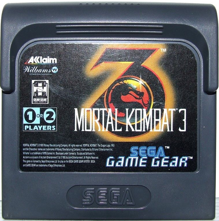 Media for Mortal Kombat 3 (Game Gear)