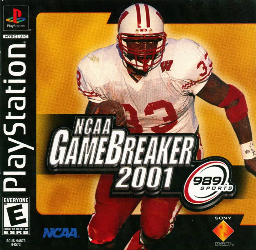 Front Cover for NCAA GameBreaker 2001 (PlayStation)