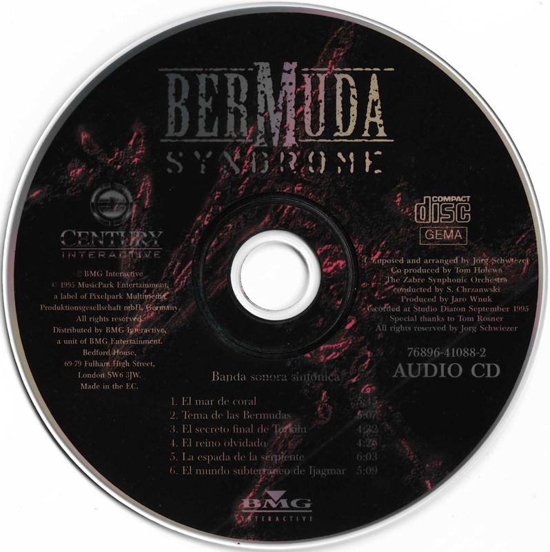 Soundtrack for Bermuda Syndrome (Windows)
