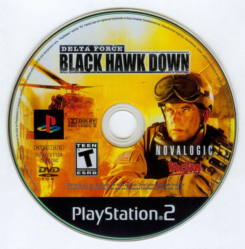 Media for Delta Force: Black Hawk Down (PlayStation 2)