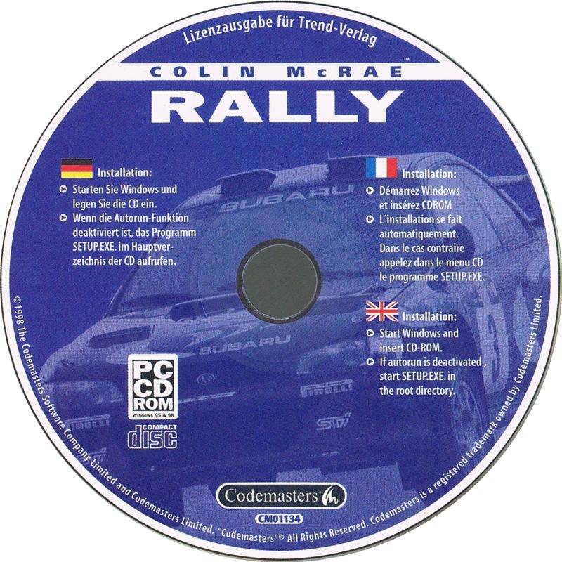 Media for Colin McRae Rally (Windows) (Re-release)