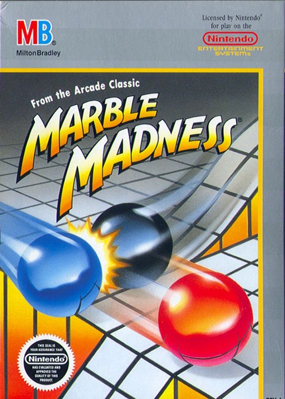 Front Cover for Marble Madness (NES)