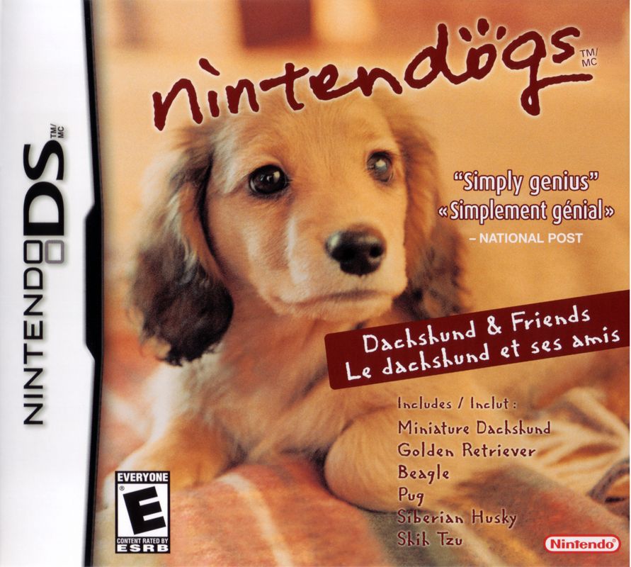 Nintendogs: Dachshund & Friends cover or packaging material - MobyGames