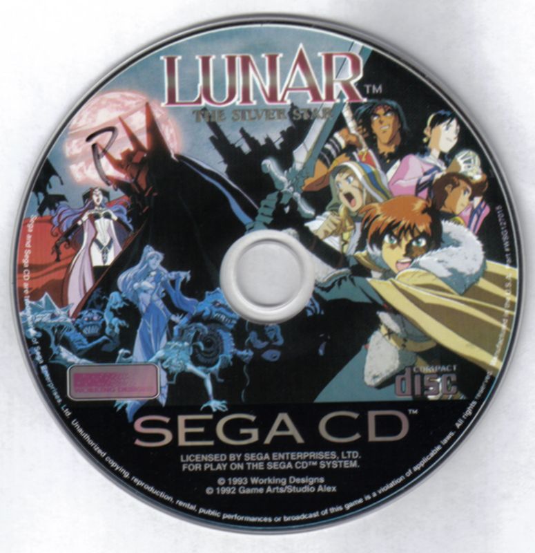 Media for Lunar: The Silver Star (SEGA CD)