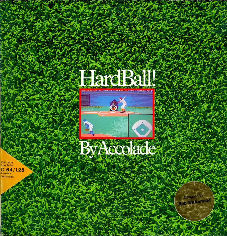 Front Cover for HardBall! (Commodore 64)