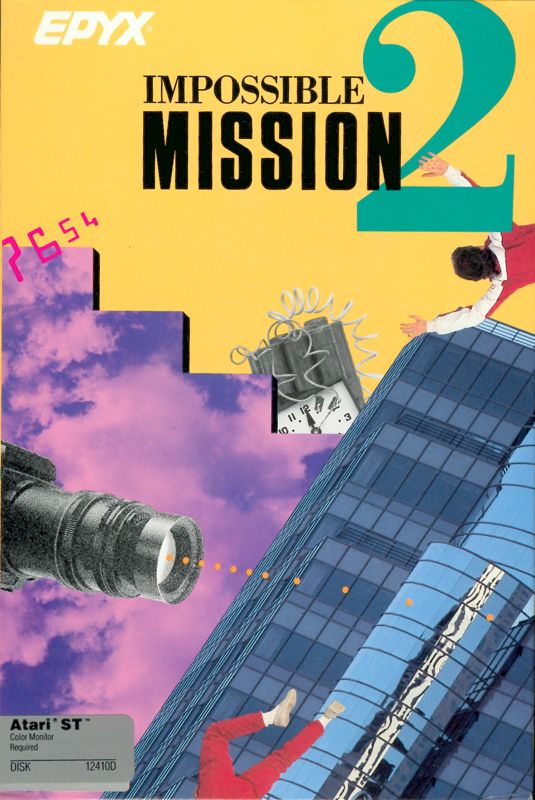 Front Cover for Impossible Mission II (Atari ST)
