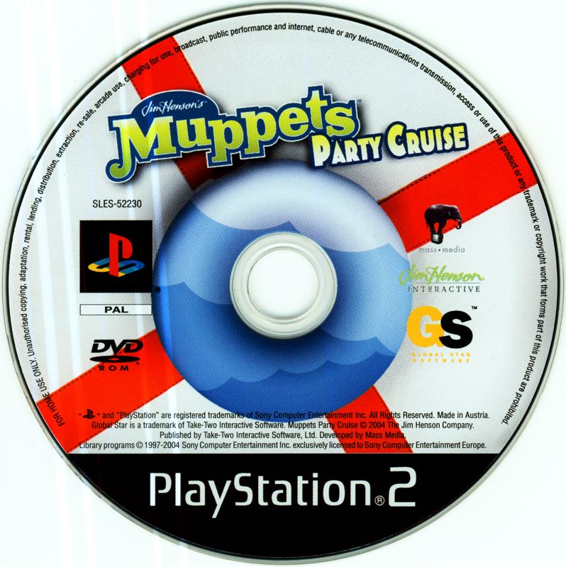 Media for Jim Henson's Muppets Party Cruise (PlayStation 2)