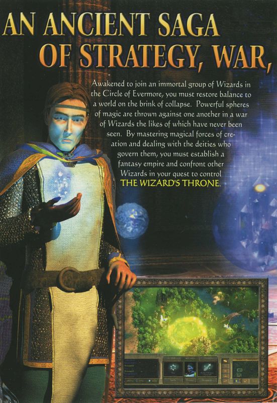 Inside Cover for Age of Wonders II: The Wizard's Throne (Windows): Left Flap