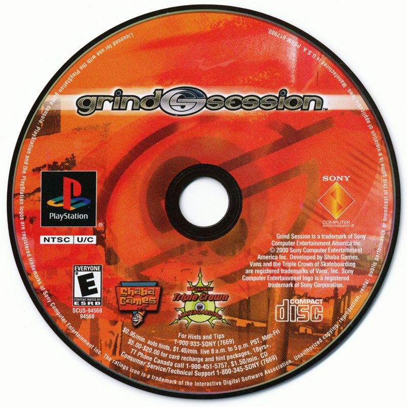 Media for Grind Session (PlayStation)