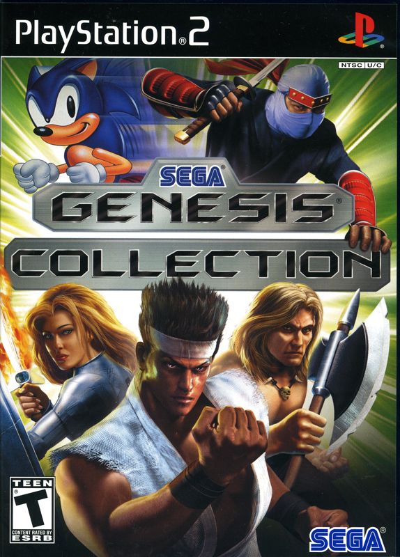 Front Cover for Sega Genesis Collection (PlayStation 2)