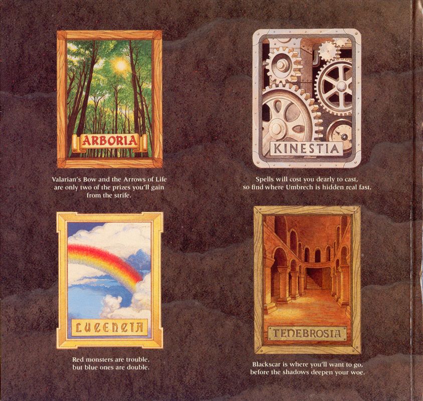 Inside Cover for The Bard's Tale III: Thief of Fate (Commodore 64): Left Flap