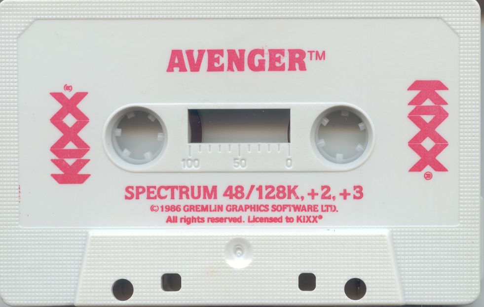 Media for Avenger (ZX Spectrum) (Budget re-release)