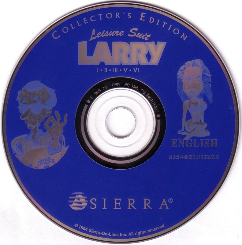 Media for Leisure Suit Larry's Greatest Hits and Misses! (DOS and Windows 3.x)
