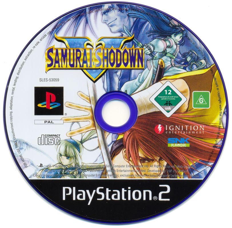 Media for Samurai Shodown V (PlayStation 2)