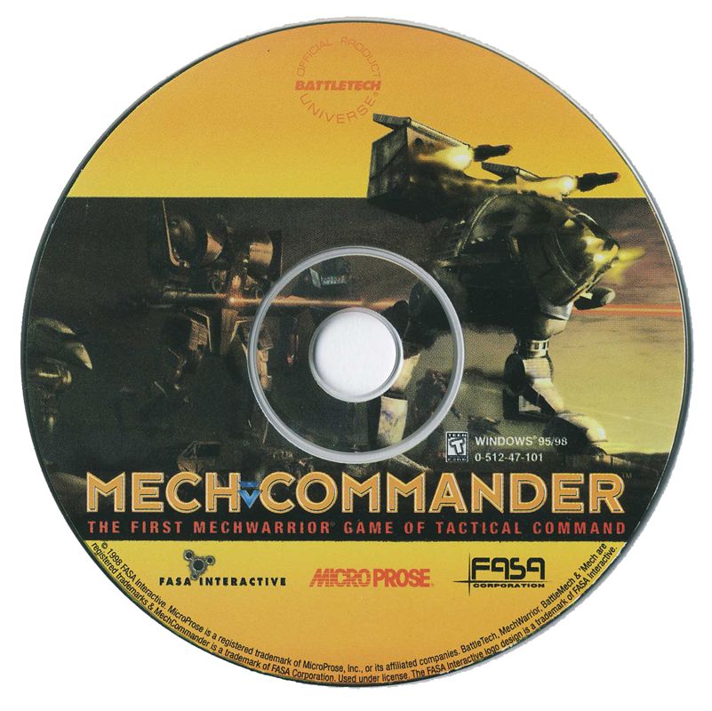 Mech Commander cover or packaging material - MobyGames