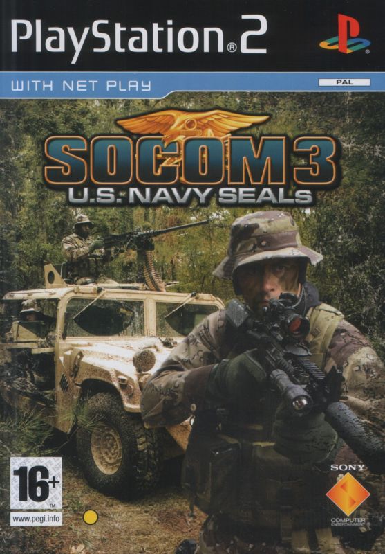 Front Cover for SOCOM 3: U.S. Navy SEALs (PlayStation 2)