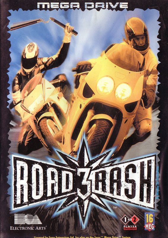 Front Cover for Road Rash 3 (Genesis)