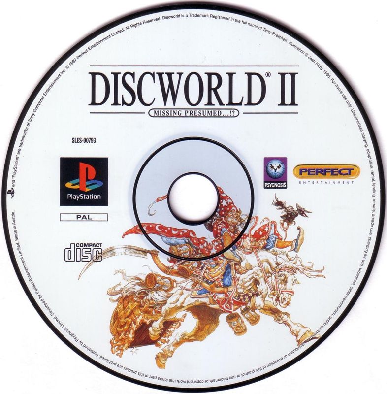 Media for Discworld II: Mortality Bytes! (PlayStation)