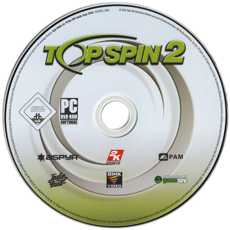 Media for Top Spin 2 (Windows)