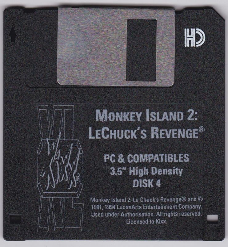 Monkey Island 2 LeChuck's Revenge cover or packaging material MobyGames