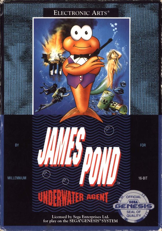 Front Cover for James Pond: Underwater Agent (Genesis)