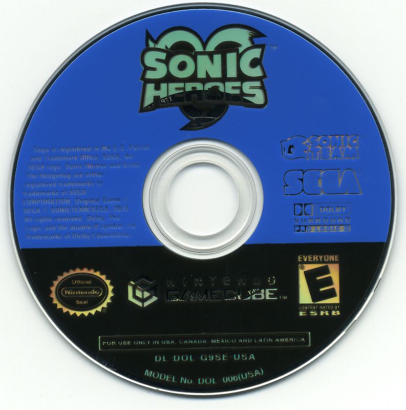Media for Sonic Heroes (GameCube)