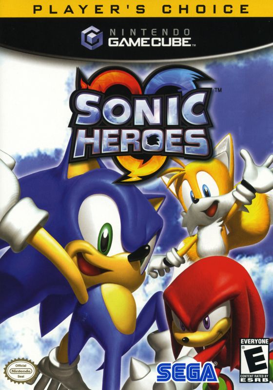 Front Cover for Sonic Heroes (GameCube) (Player's Choice release)