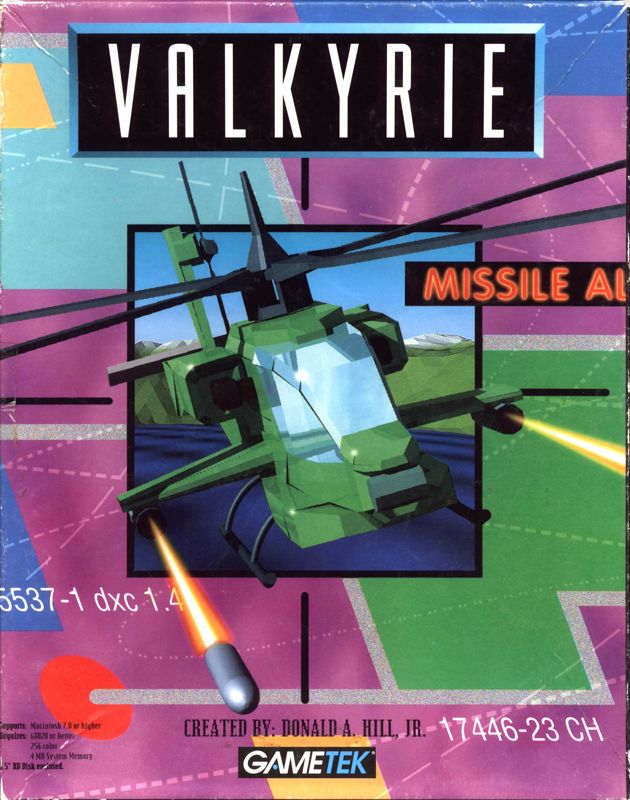 Front Cover for Valkyrie (Macintosh)