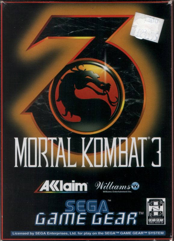 Front Cover for Mortal Kombat 3 (Game Gear)