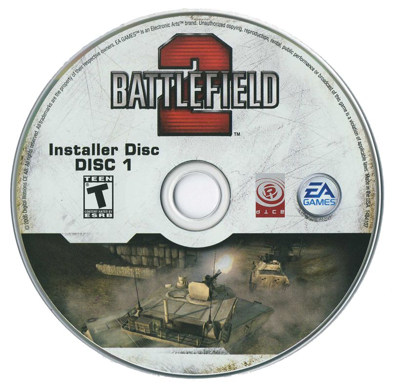 Media for Battlefield 2 (Windows): Disc 1