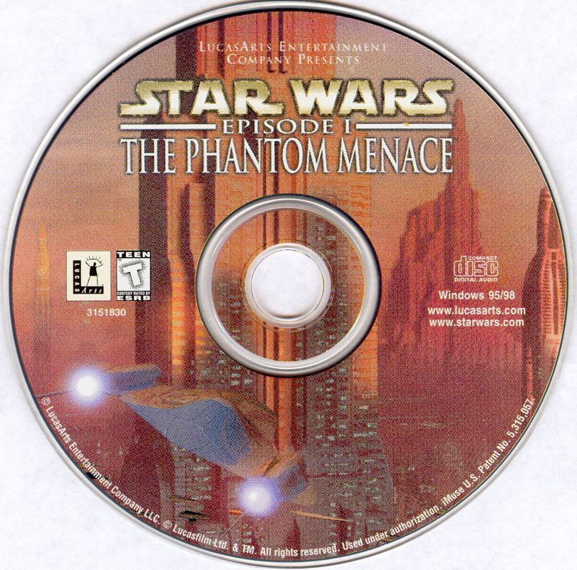 Media for Star Wars: Episode I - The Phantom Menace (Windows)