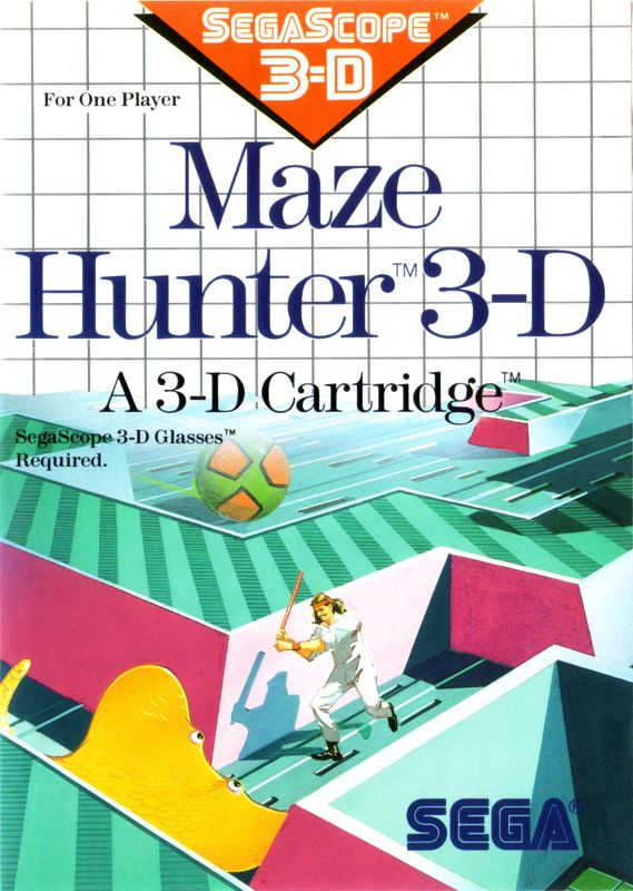 Front Cover for Maze Hunter 3-D (SEGA Master System)