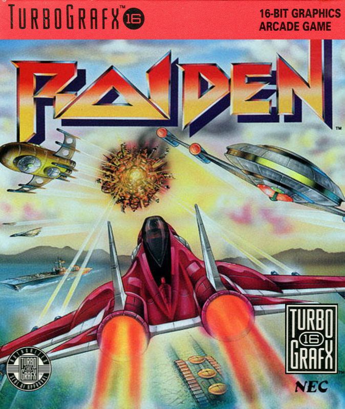 Front Cover for Raiden (TurboGrafx-16)