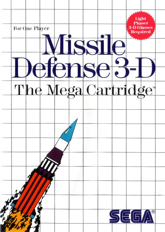 Front Cover for Missile Defense 3-D (SEGA Master System)