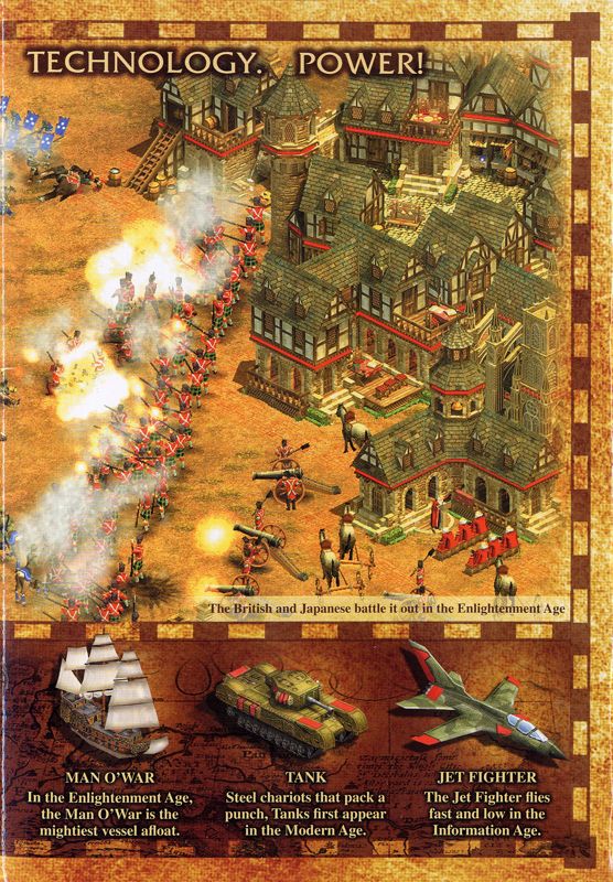 Inside Cover for Rise of Nations (Windows): Right Flap