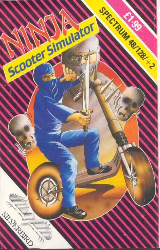 Front Cover for Ninja Scooter Simulator (ZX Spectrum)