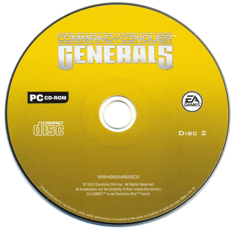 Command & Conquer Generals cover or