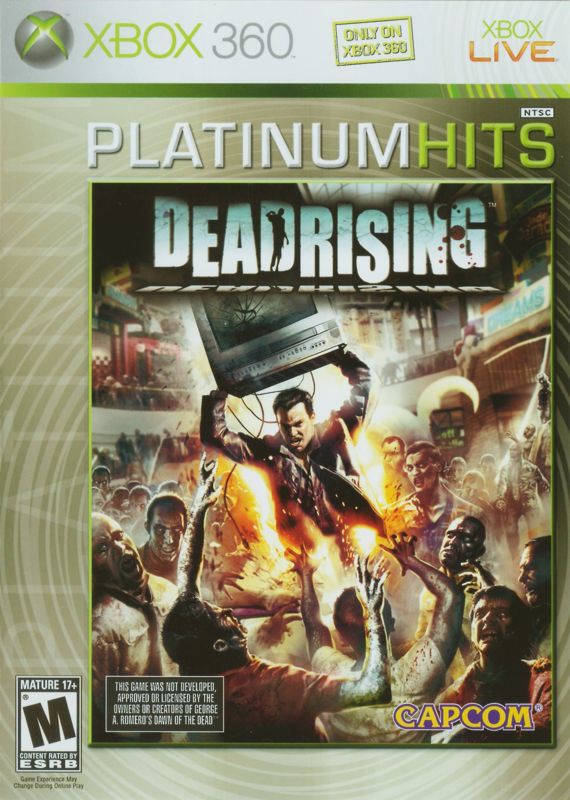 Front Cover for Dead Rising (Xbox 360) (Platinum Hits release)