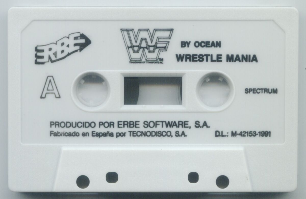Media for WWF Wrestlemania (ZX Spectrum)