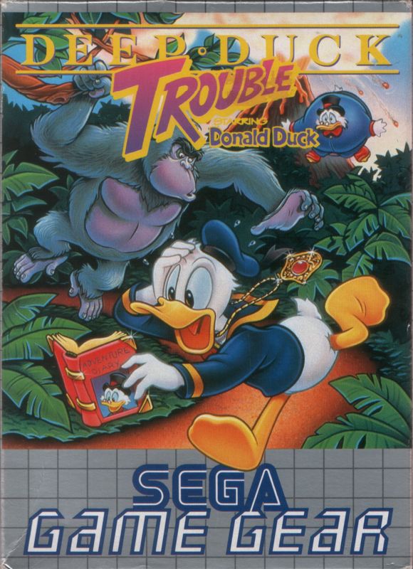 Front Cover for Deep Duck Trouble starring Donald Duck (Game Gear)