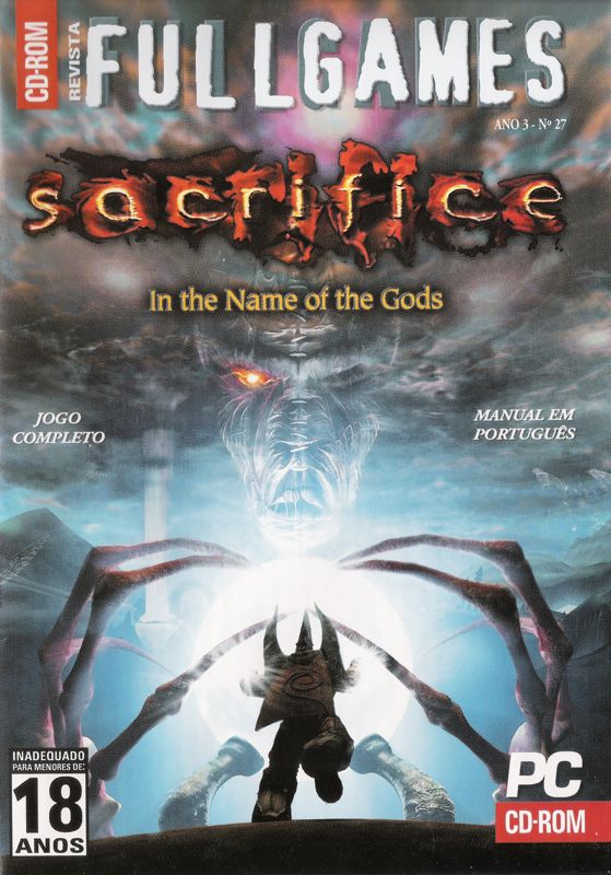Front Cover for Sacrifice (Windows) (Fullgames #27 covermount)
